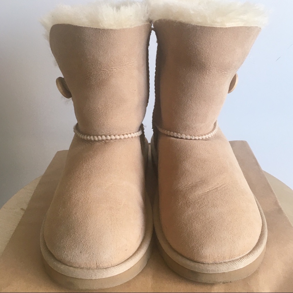 Ugg Bailey Button Suede Sherpa Boots - image 3